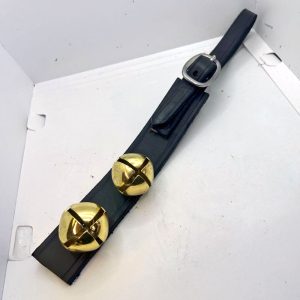 Harness Bells - 2 Brass Bells on a 1 1/2 Strap