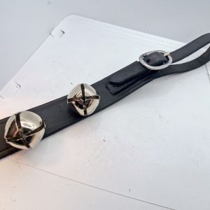 Harness Bells - 2 Nickel Silver Bells on a 1 1/2" Strap