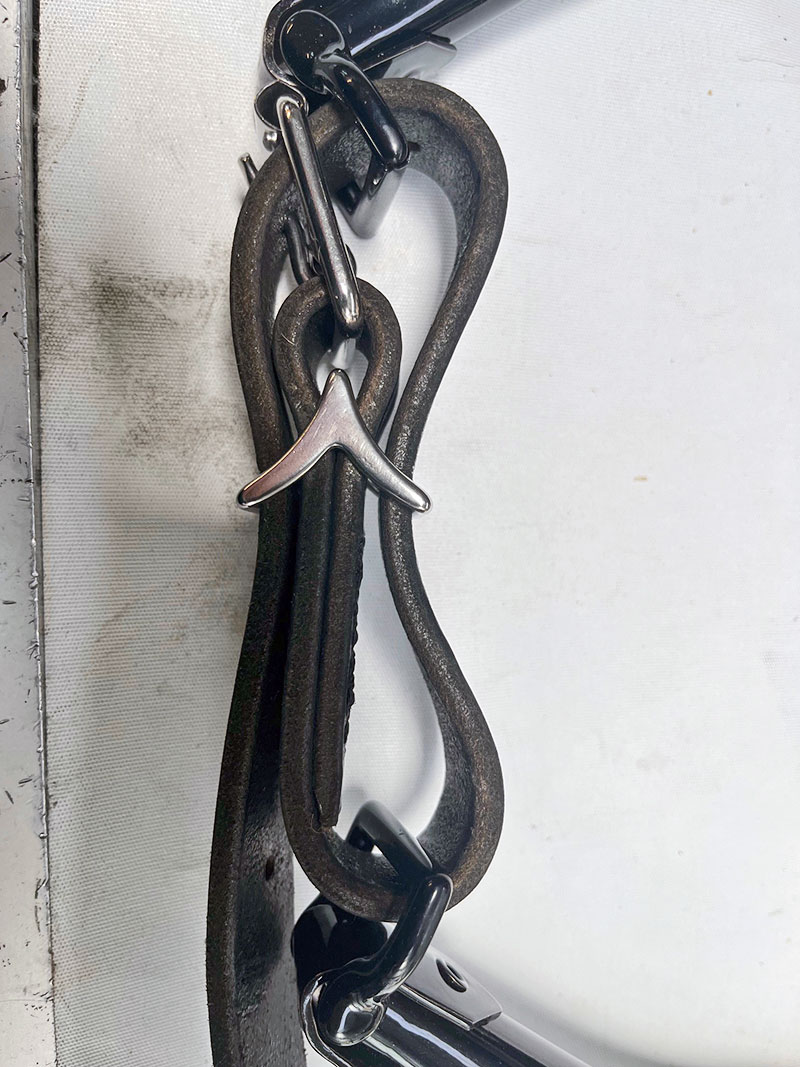 Hames fully mounted fit with leather straps - Image 3